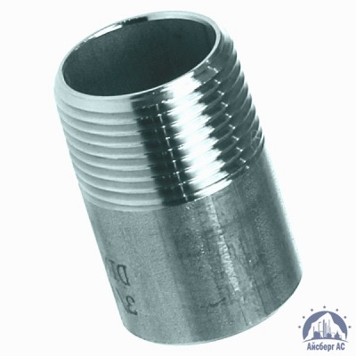 Ниппель нержавеющий Ду 15 1/2'' AISI 310S купить в Чебоксарах